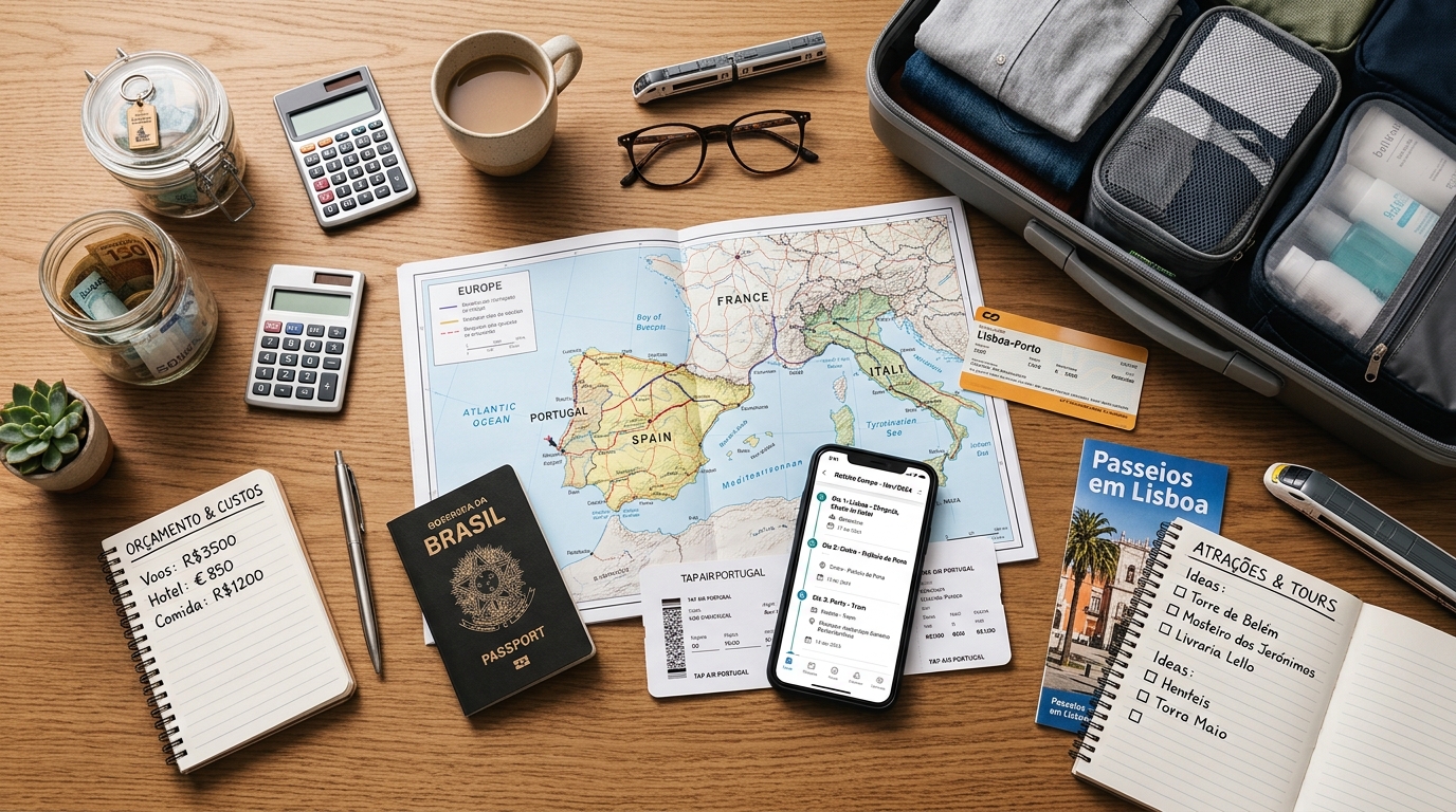 Como planejar uma viagem do zero: passo a passo para não esquecer nada